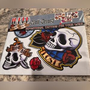 Inked Skull Wall Decals